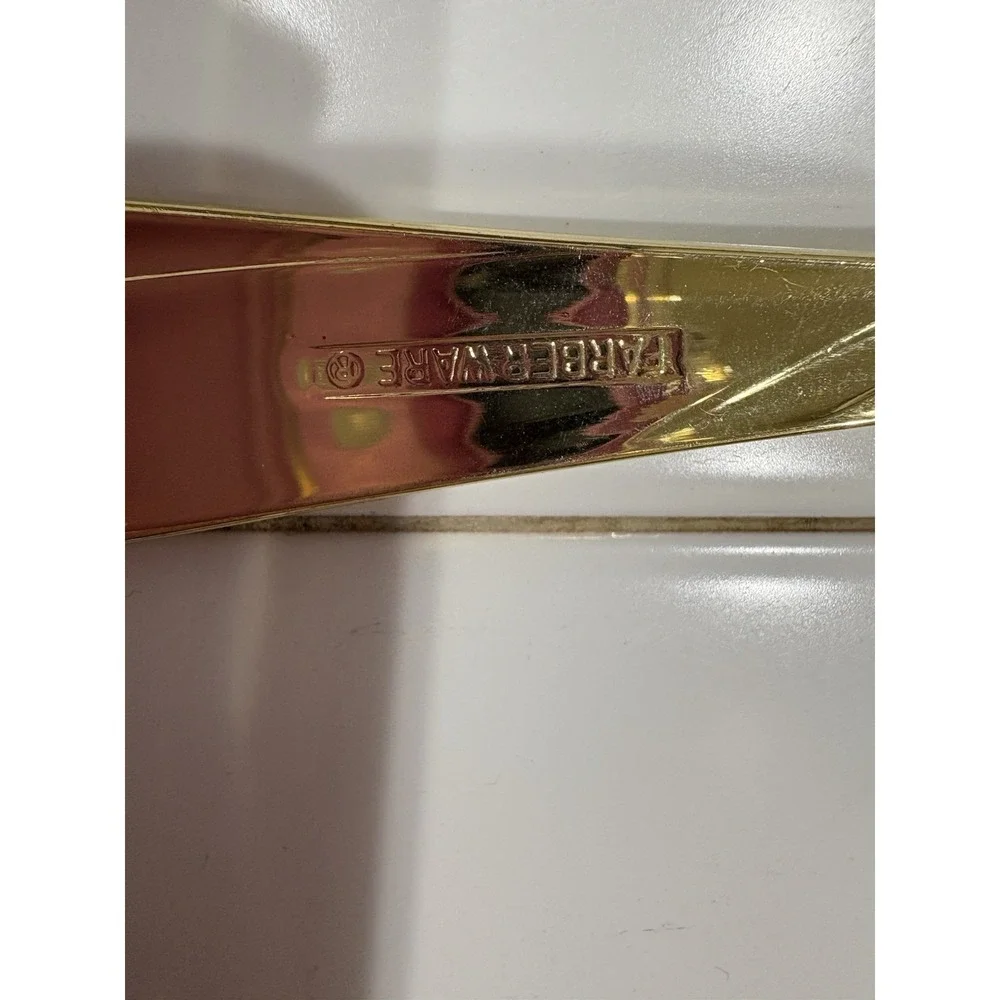 Farberware Chambord Regal 24k Gold Electroplate Serving Tableware Lot Of 6